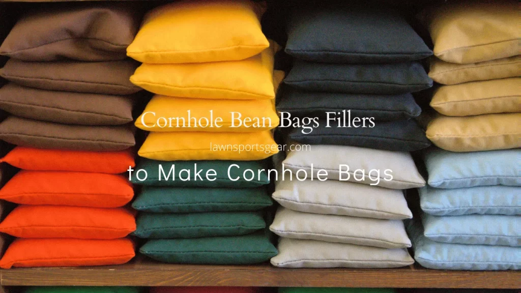 Cornhole bean bags fillers to make cornhole bags 